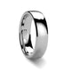 6 mm thin domed polished tungsten carbide ring